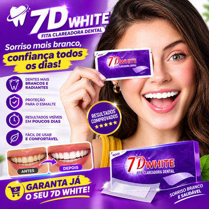 pack 7 tiras branqueadoras