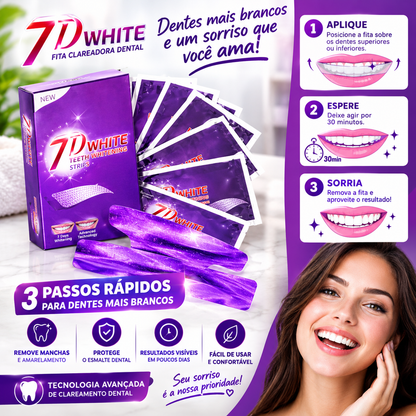 pack 7 tiras branqueadoras
