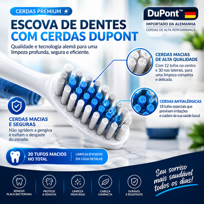Escova de Dentes Elétrica Recarregável