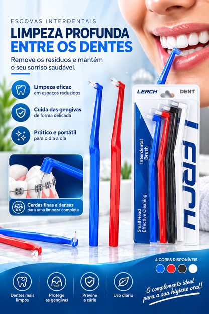 ☭conjunto de Escova de Dentes interdental