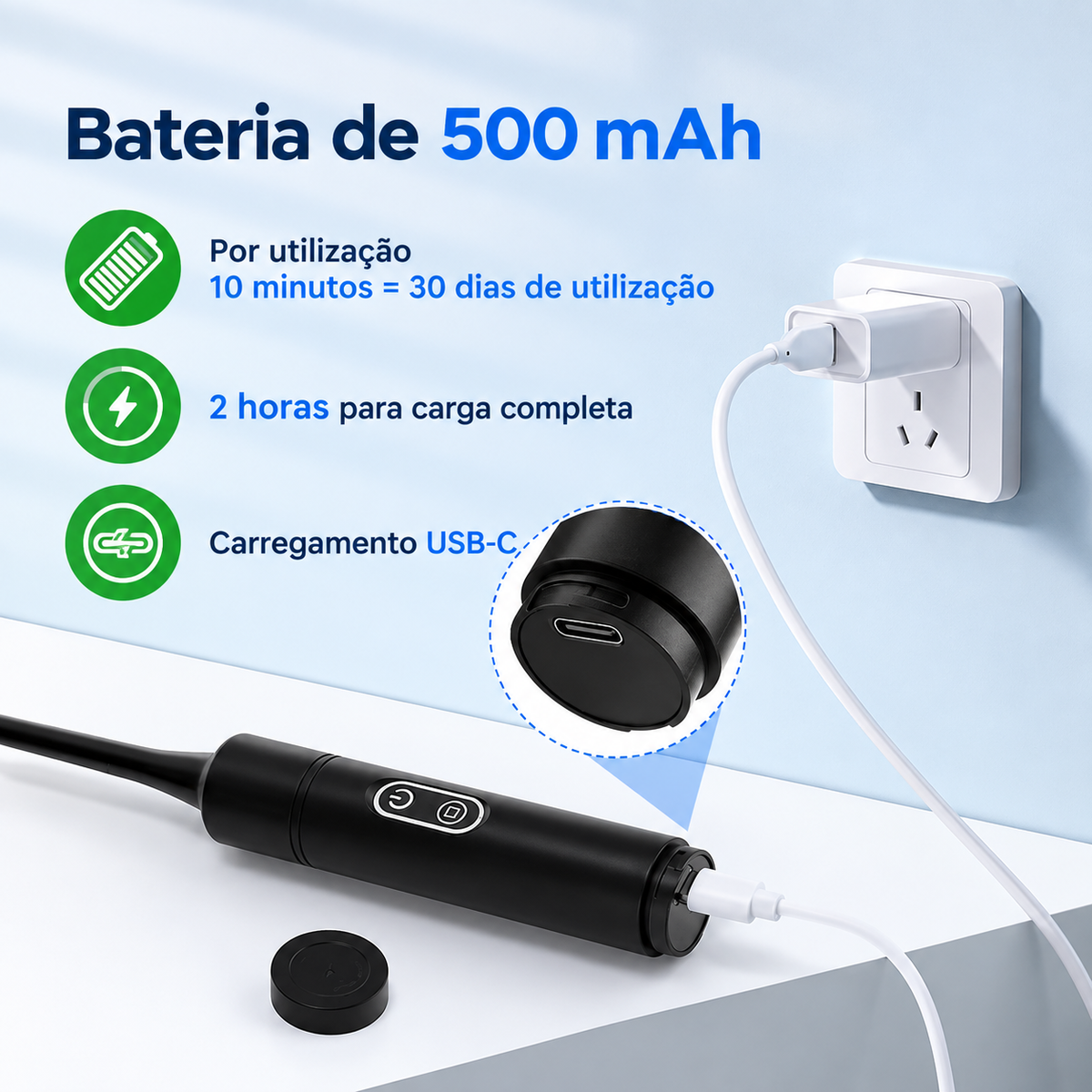 Removedor Elétrico de Tártaro com escova