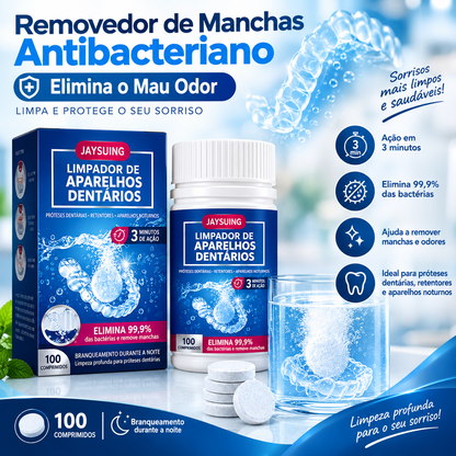 Pastilhas de Limpeza para Próteses Dentárias (100 unidades)