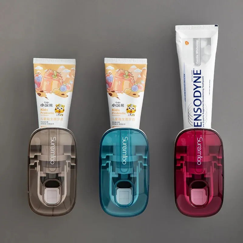 🦷 Dispensador Automático de Pasta de Dentes com Suporte