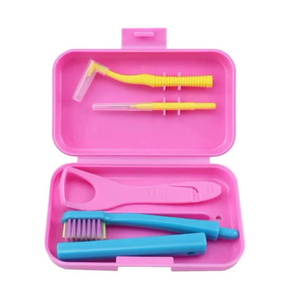 conjunto de viagem de higiene e limpeza