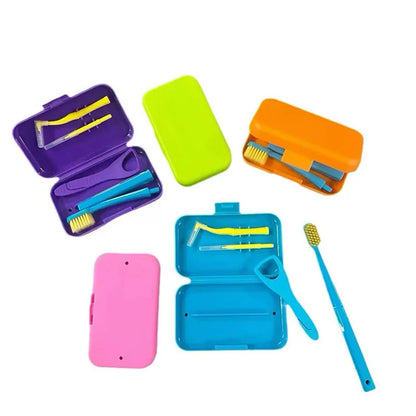 conjunto de viagem de higiene e limpeza