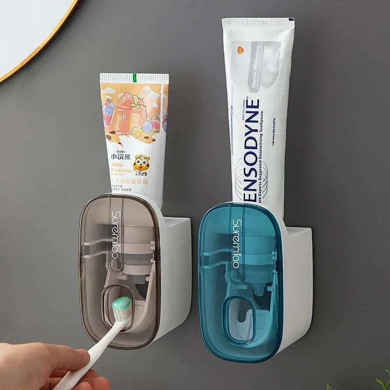 🦷 Dispensador Automático de Pasta de Dentes com Suporte