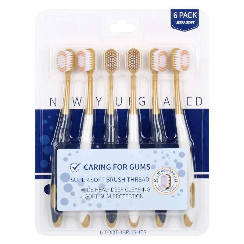 Kit com 6 ou 12 escovas de dente