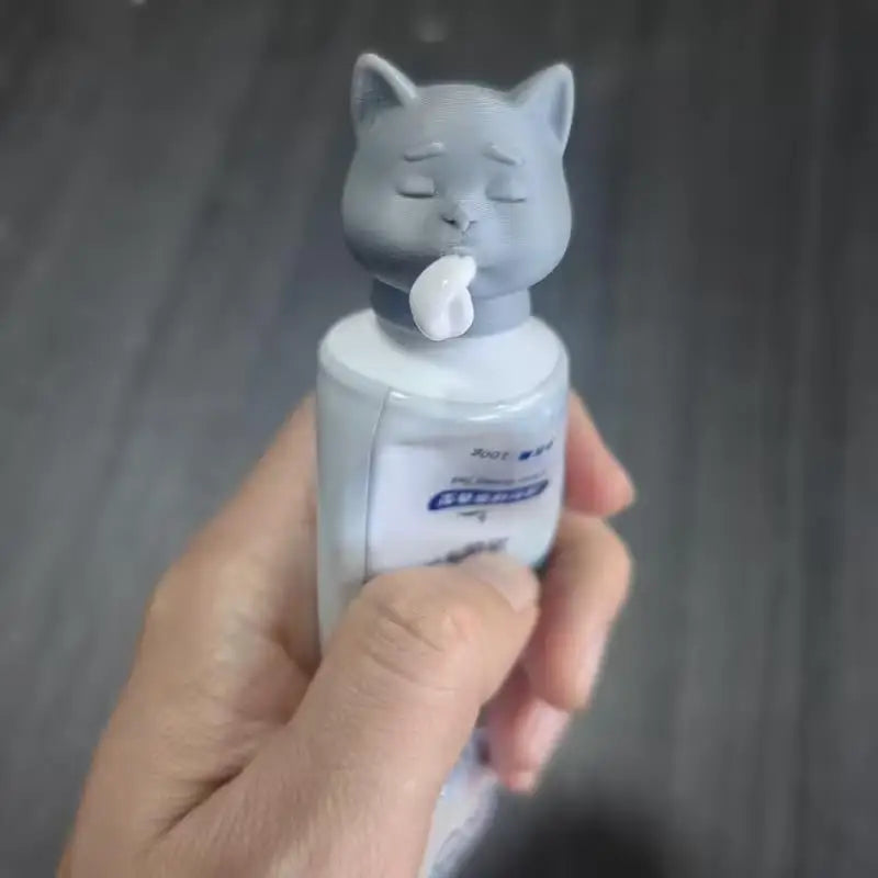 🐱🦷 Dispensador de Pasta de Dentes em Forma de Gato