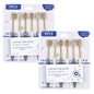 Kit com 6 ou 12 escovas de dente
