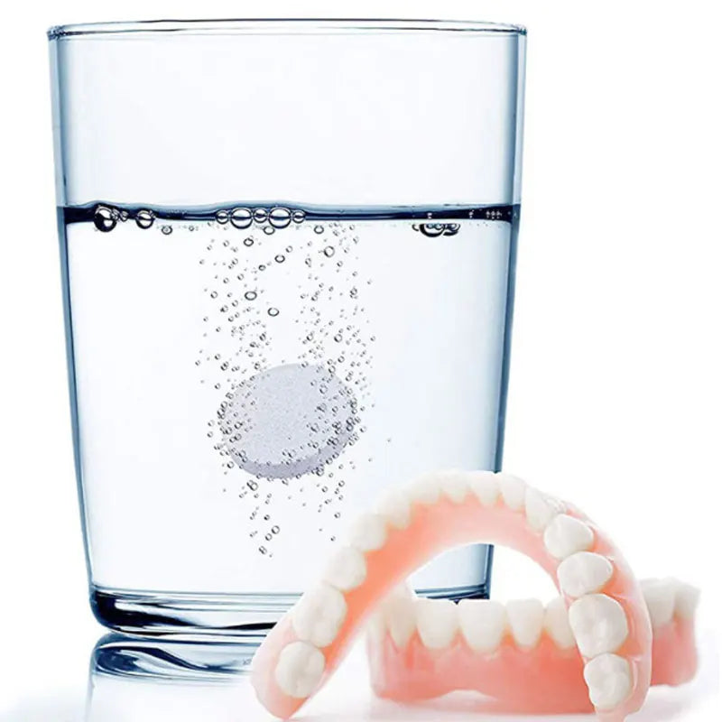 Pastilhas de Limpeza para Próteses Dentárias (100 unidades)