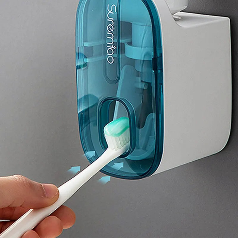 🦷 Dispensador Automático de Pasta de Dentes com Suporte
