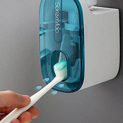 🦷 Dispensador Automático de Pasta de Dentes com Suporte