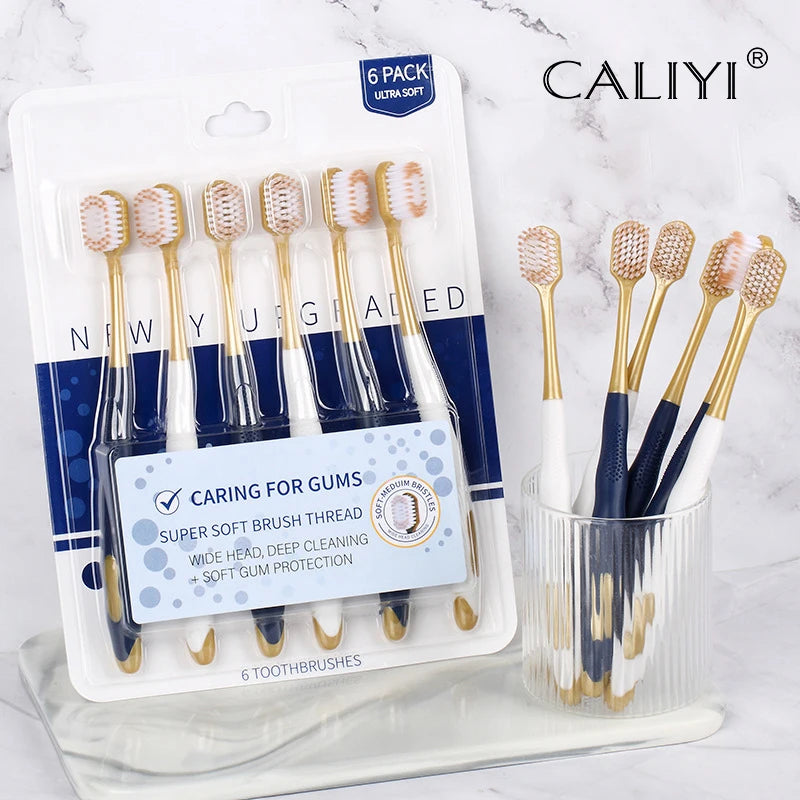 Kit com 6 ou 12 escovas de dente
