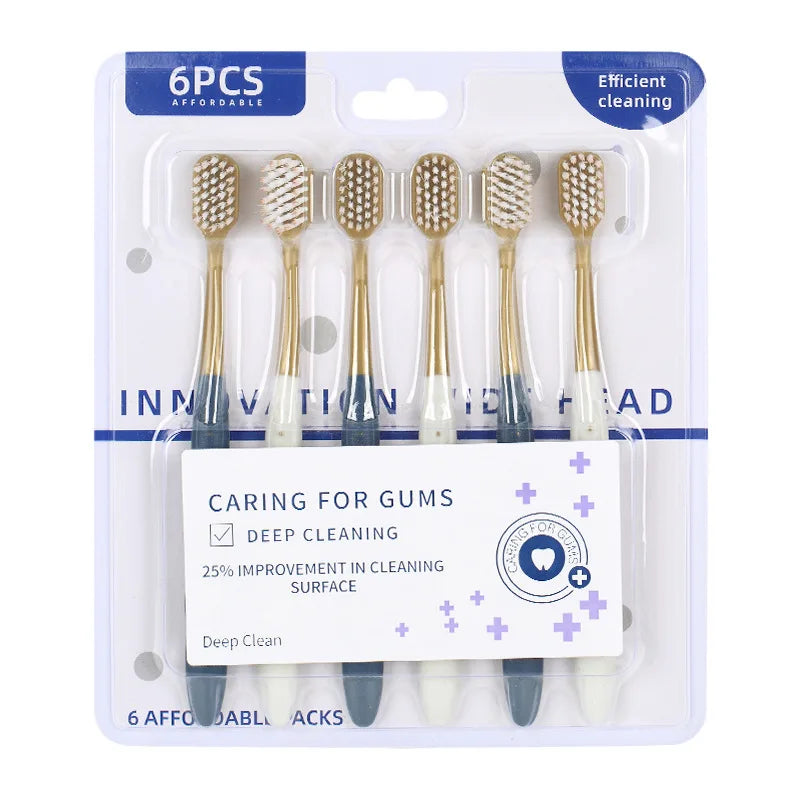 Kit com 6 ou 12 escovas de dente
