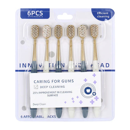 Kit com 6 ou 12 escovas de dente