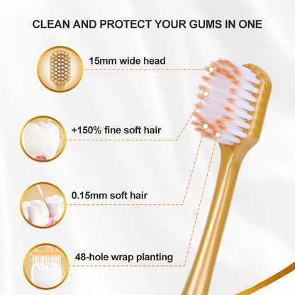 Kit com 6 ou 12 escovas de dente