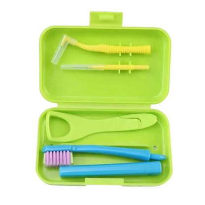 conjunto de viagem de higiene e limpeza