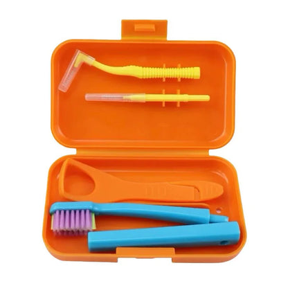 conjunto de viagem de higiene e limpeza